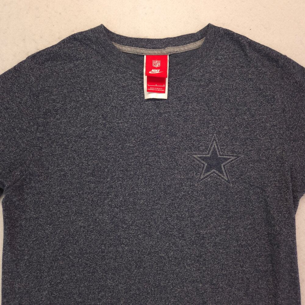 Nike Dallas Cowboys Short Sleeve Graphic Football T Shirt Mens Size Large L Blue